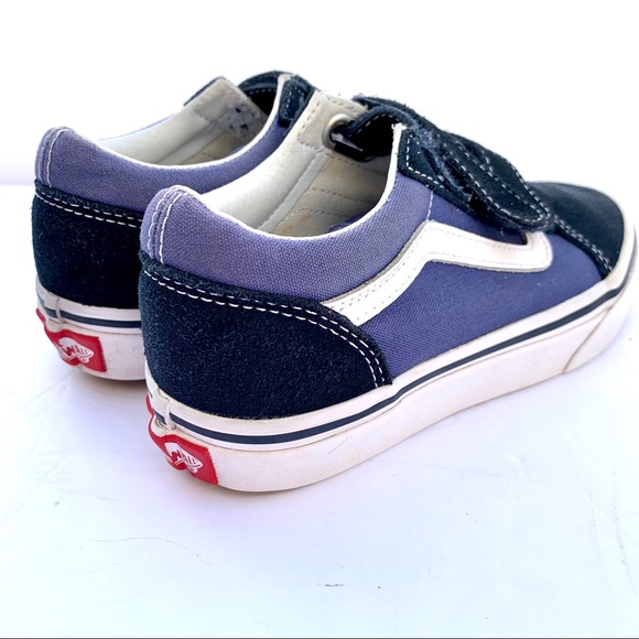 blue velcro vans